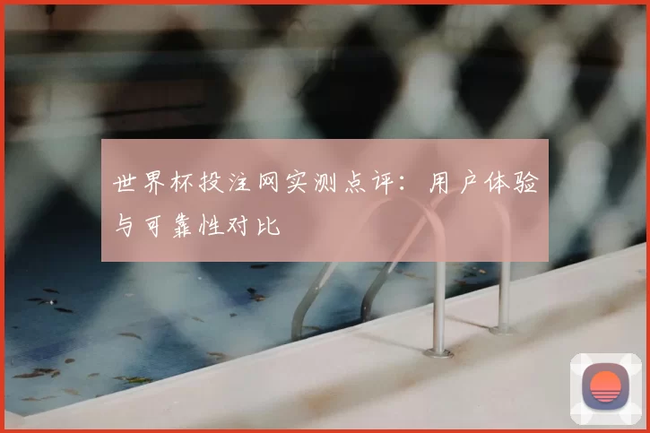 世界杯投注网实测点评：用户体验与可靠性对比